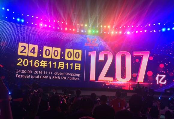 2016雙十一再創(chuàng)紀錄