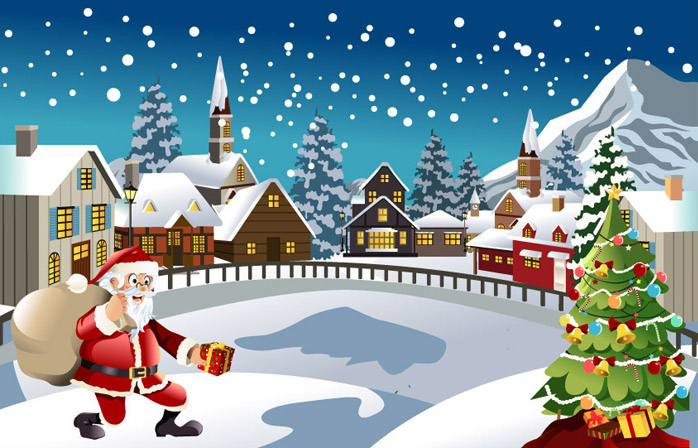 今天是圣誕節(jié),祝大家節(jié)日快樂！